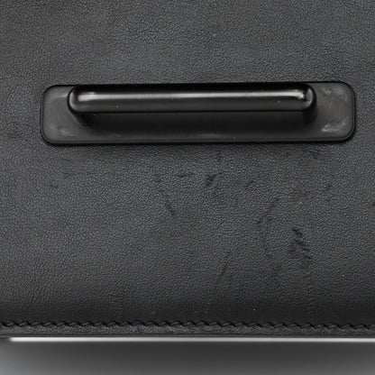 Prada City Calfskin Saffiano Studded Cahier Bag Black 12 of 12