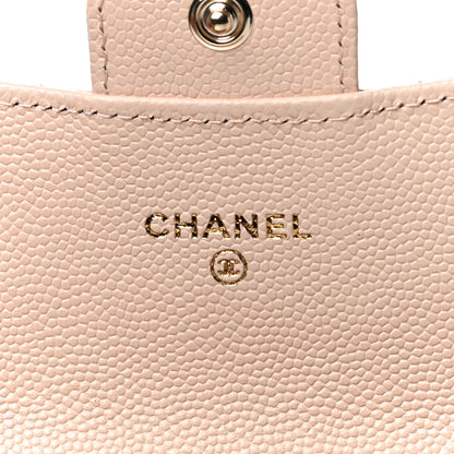 Chanel Caviar Quilted Flap Card Holder Wallet Beige 6 of 12