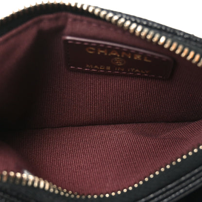 Chanel Caviar Quilted Flap Zip Card Holder Black 5 of 8
