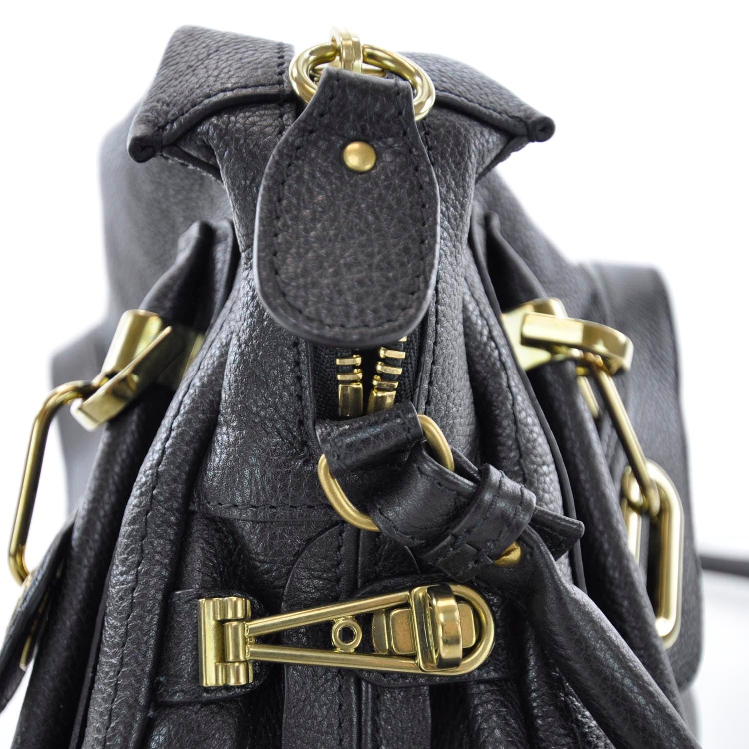 Chloe Calfskin Large Paraty Black 5 of 9