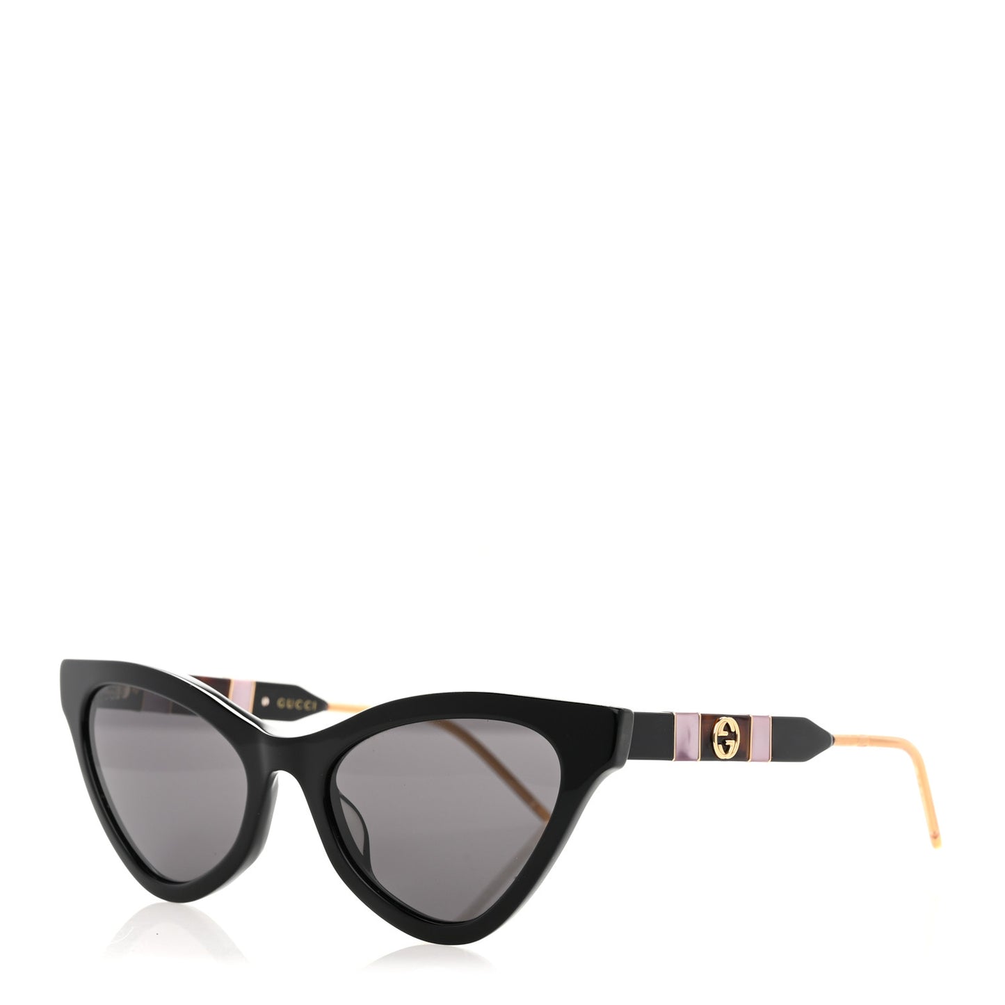 Acetate Cat Eye GG0708S Sunglasses Black