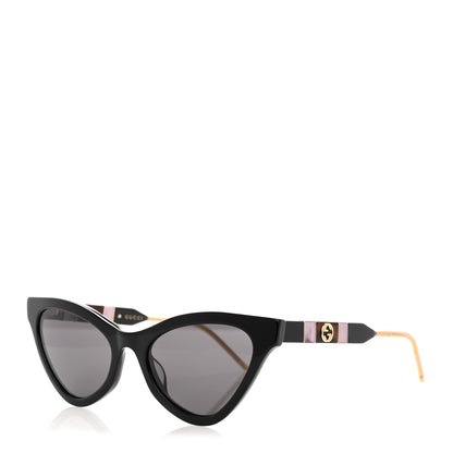 Gucci Acetate Cat Eye GG0708S Sunglasses Black 1 of 8