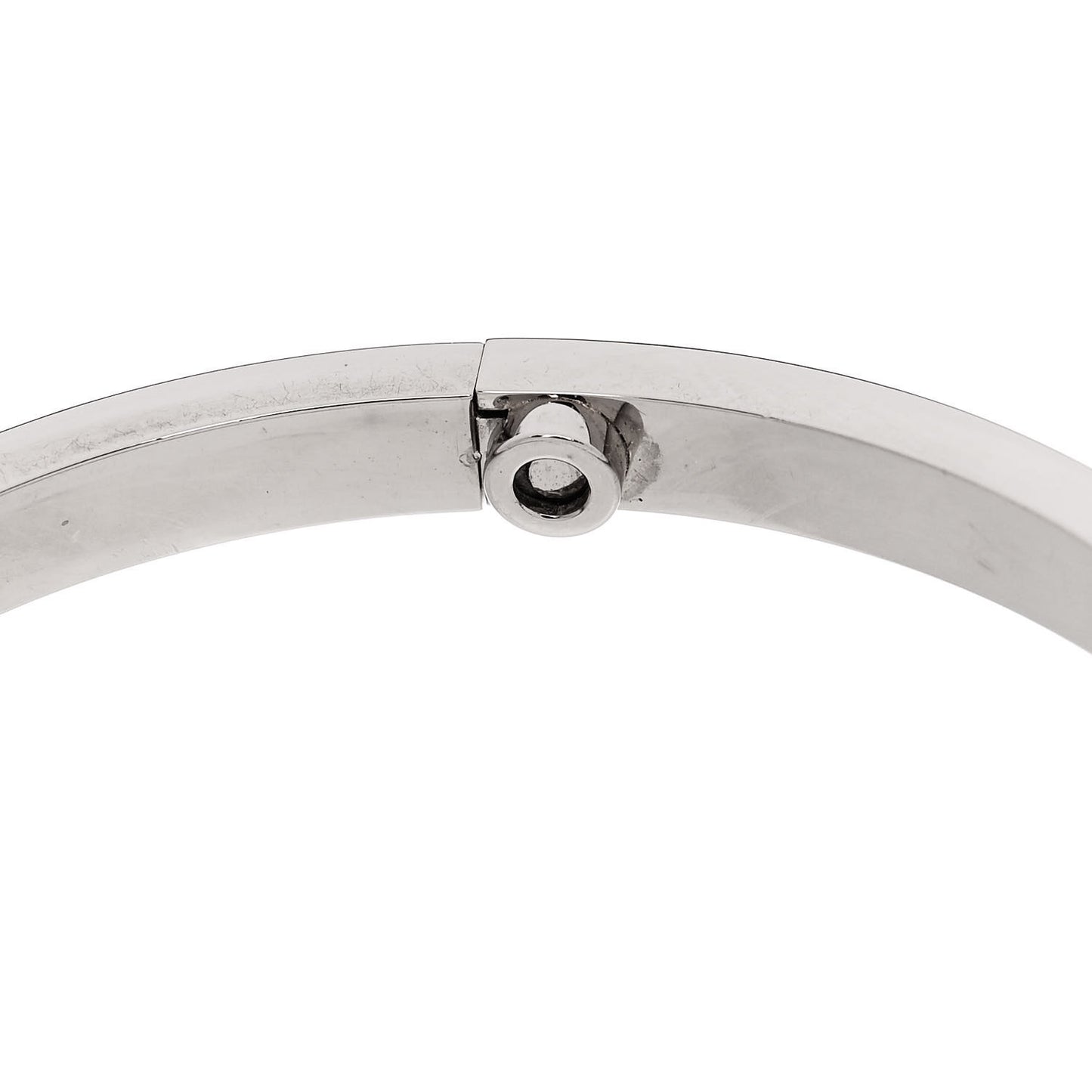 18K White Gold Small LOVE Bracelet 16