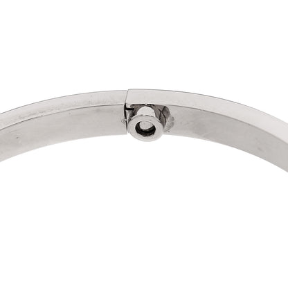 Cartier 18K White Gold Small LOVE Bracelet 16 7 of 8