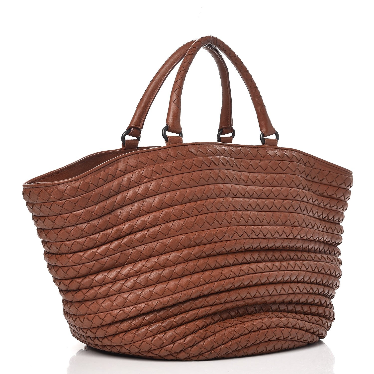 Bottega Veneta Intrecciato Nappa Spiral Shopper Tote Tea 3 of 11