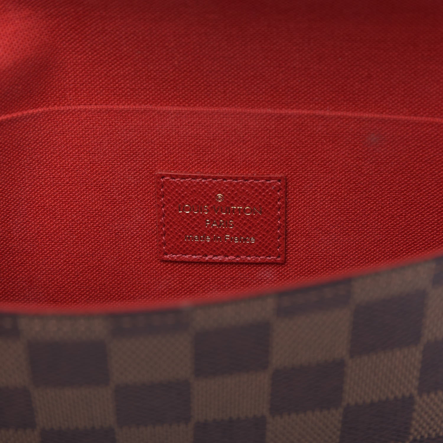 Louis Vuitton Damier Ebene Pochette Felicie Chain Wallet 9 of 11