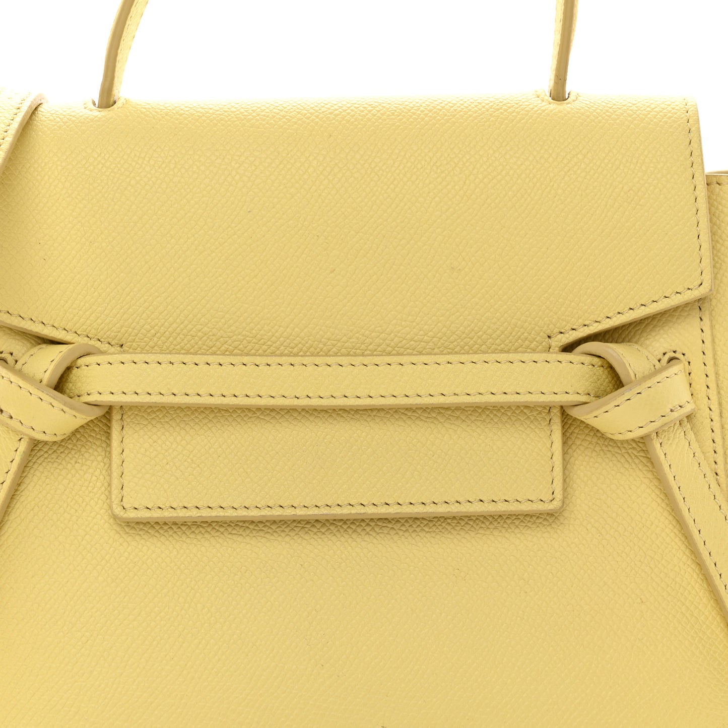 Grained Calfskin Nano Belt Bag Bergamote