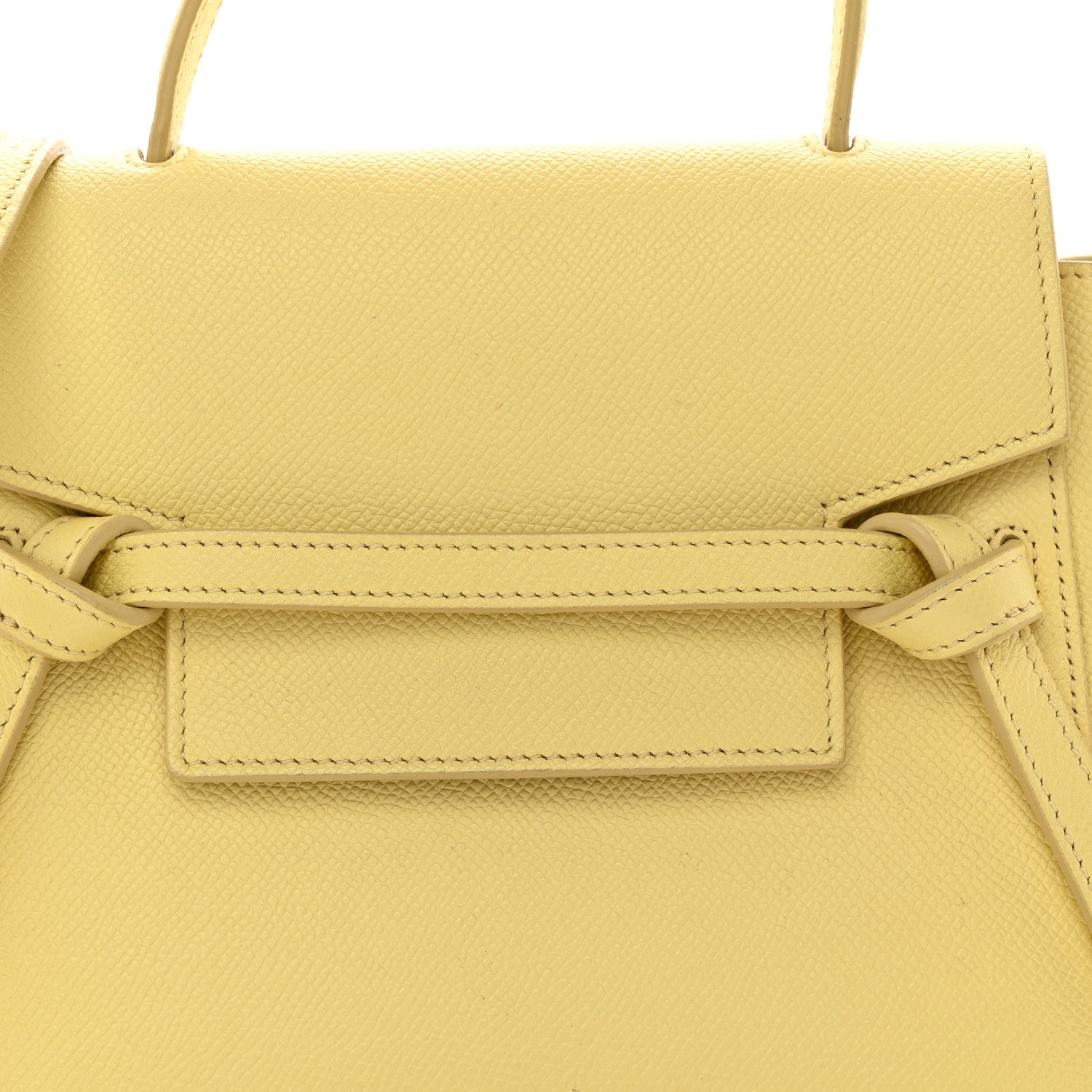 Celine Grained Calfskin Nano Belt Bag Bergamote 7 of 13