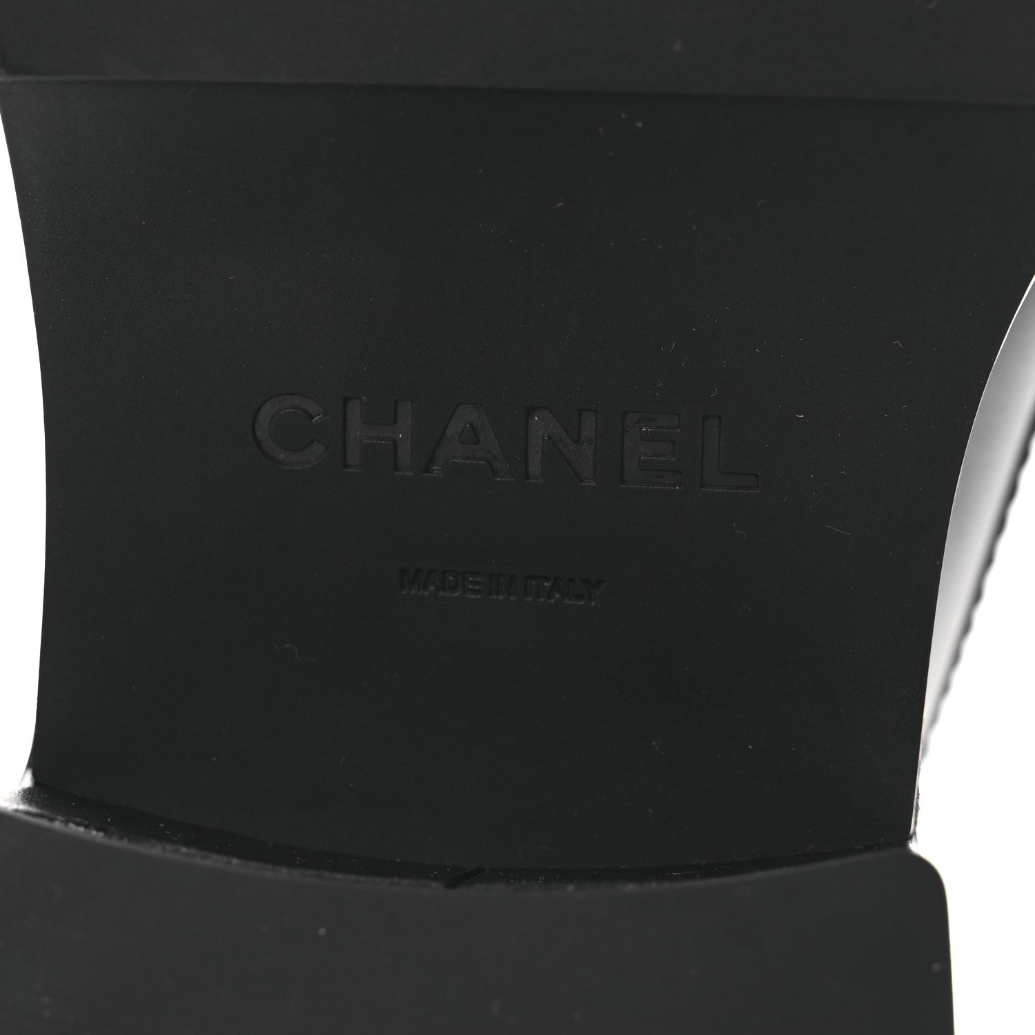 Chanel Calfskin CC Platform Loafers 38 Black 8 of 12