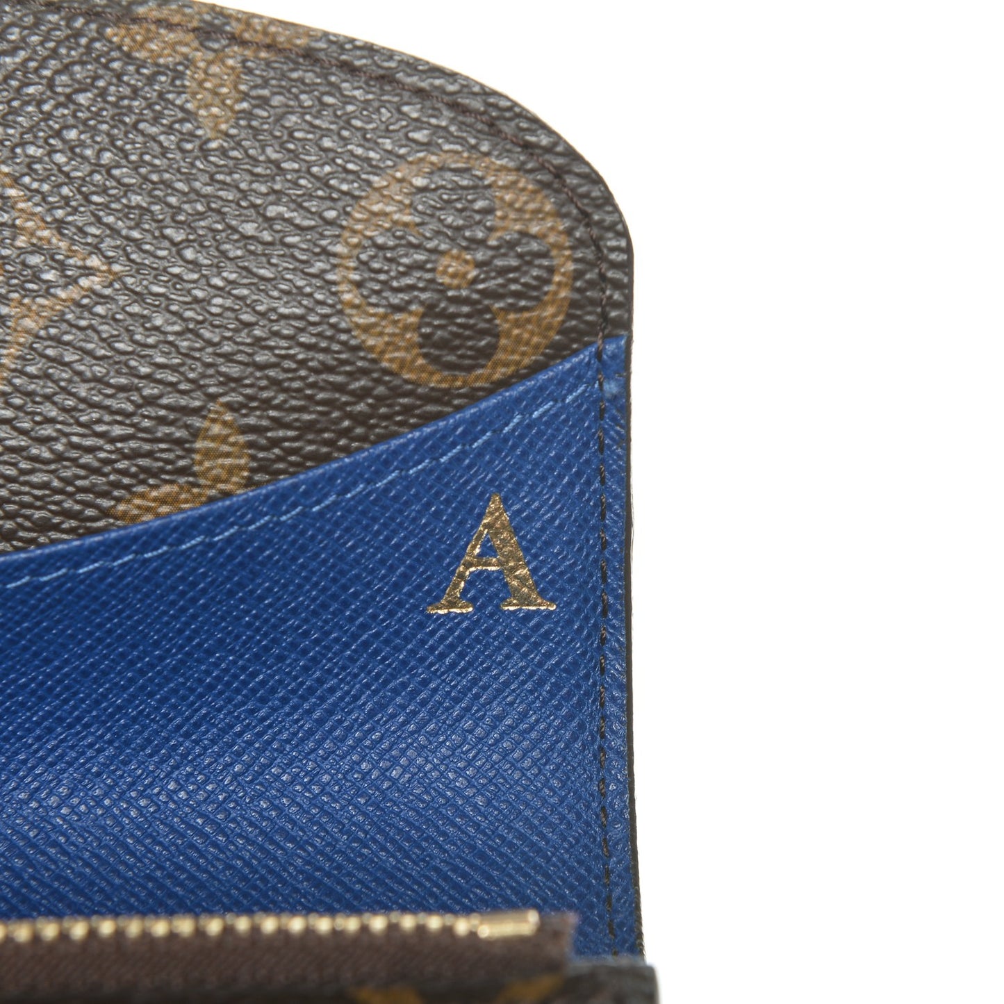 Monogram Emilie Wallet Blue