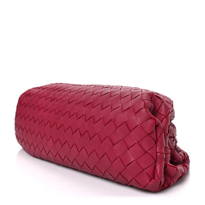 Bottega Veneta Nappa Maxi Intrecciato The Pouch Oversized Clutch Amaranto 5 of 10