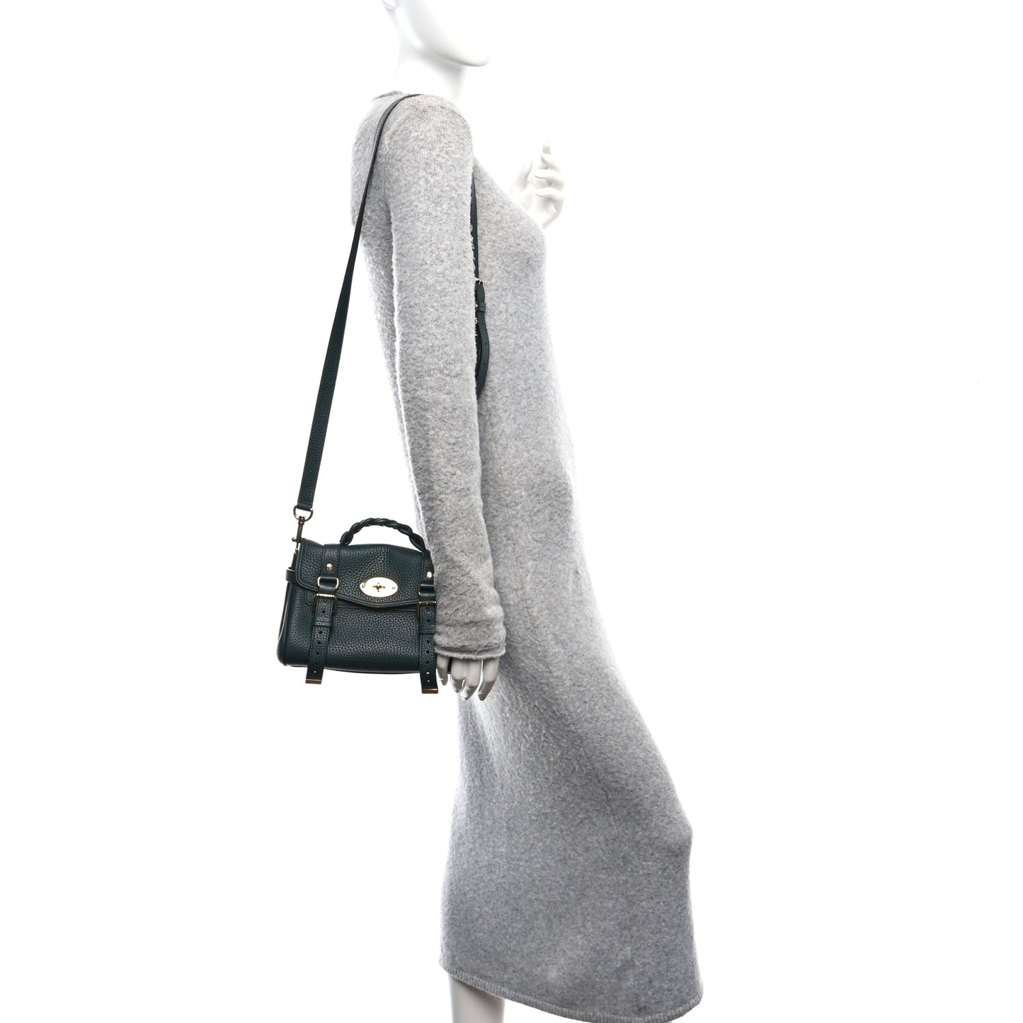 Heavy Grain Mini Alexa Mulberry Green