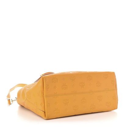 MCM Calfskin Ottomar Monogram Medium Klara Hobo Golden Mango 5 of 11