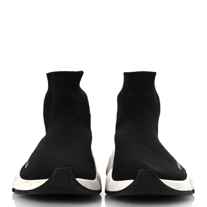 Balenciaga Technical 3D Recycled Knit Bi-Color Sole Womens Speed 2.0 Sneakers 40 Black White 3 of 12