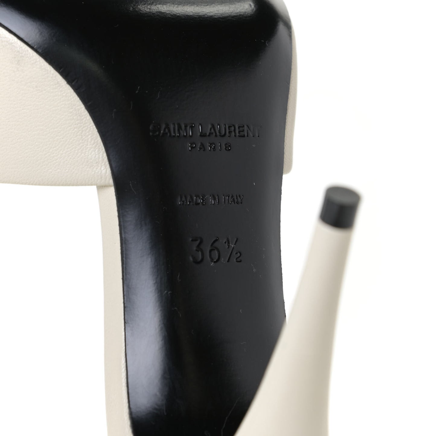 Lambskin Sexy 95mm Pumps 36.5 White