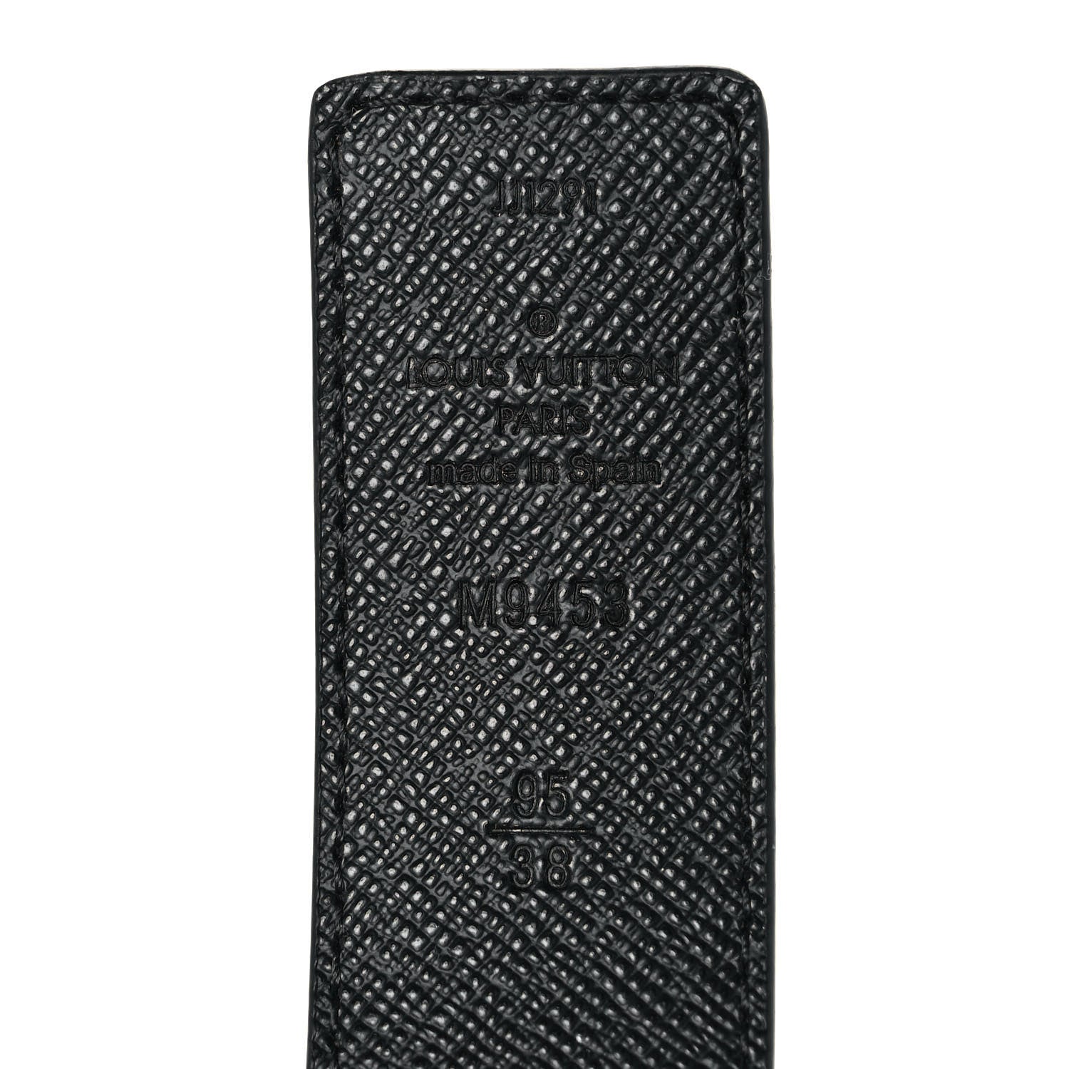 Louis Vuitton Calfskin Monogram 30mm LV Initiales Reversible Belt 95 38 Black 3 of 4