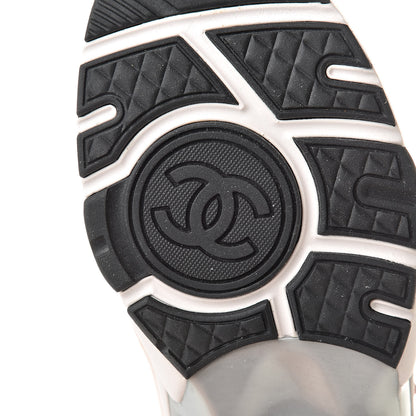 Chanel Nylon Lambskin Suede Calfskin CC Sneakers 39 Pink 6 of 8
