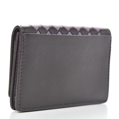 Bottega Veneta Nappa Intrecciato Card Holder Purple 3 of 9