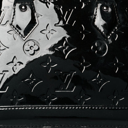 Louis Vuitton Vernis Alma BB Noir Magnetique 9 of 18