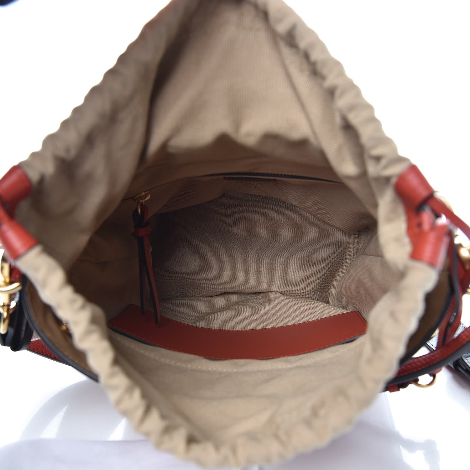 Chloe Patent Calfskin Small Roy Bucket Bag Earthy Red 5 of 7