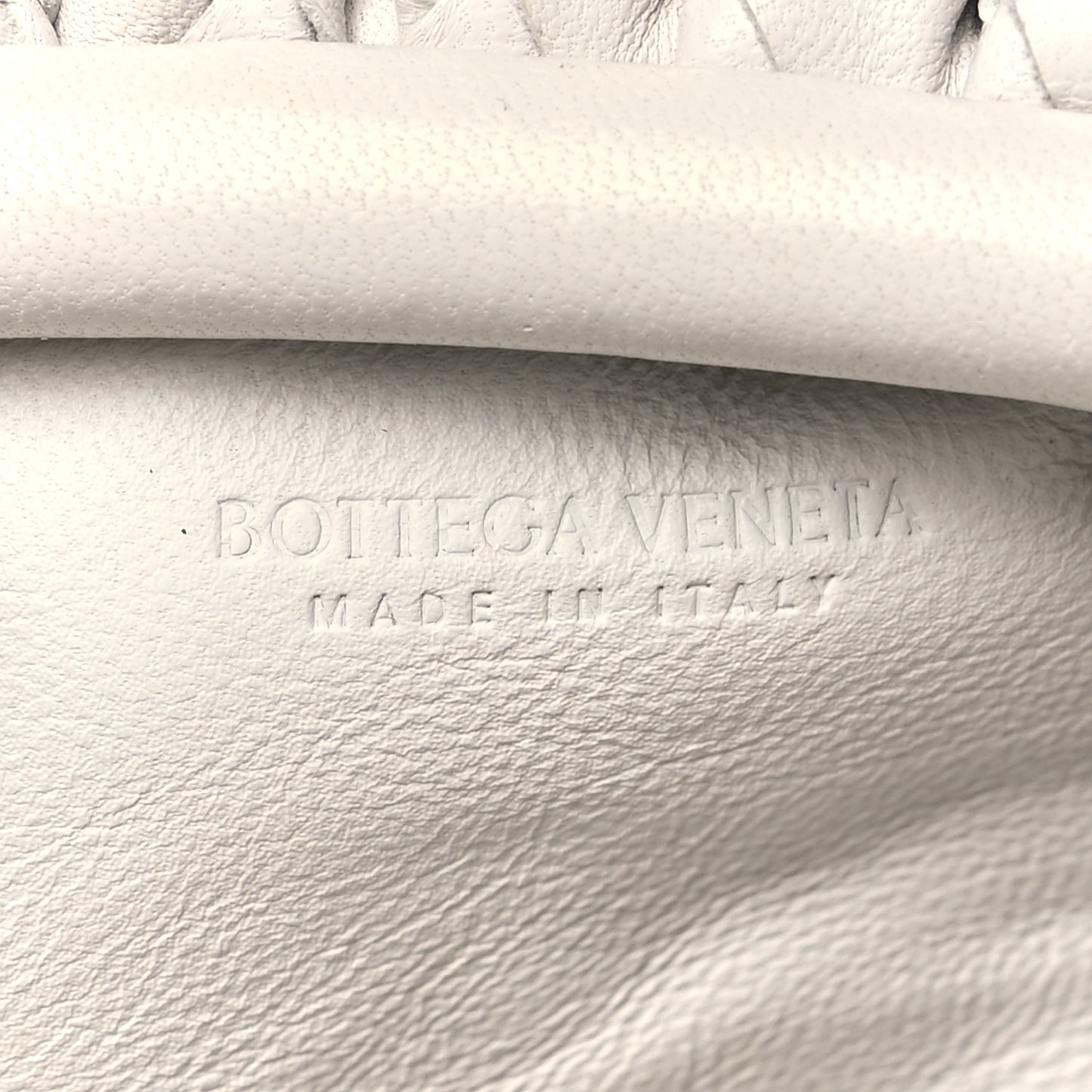 Nappa Intrecciato The Mini Pouch Chalk