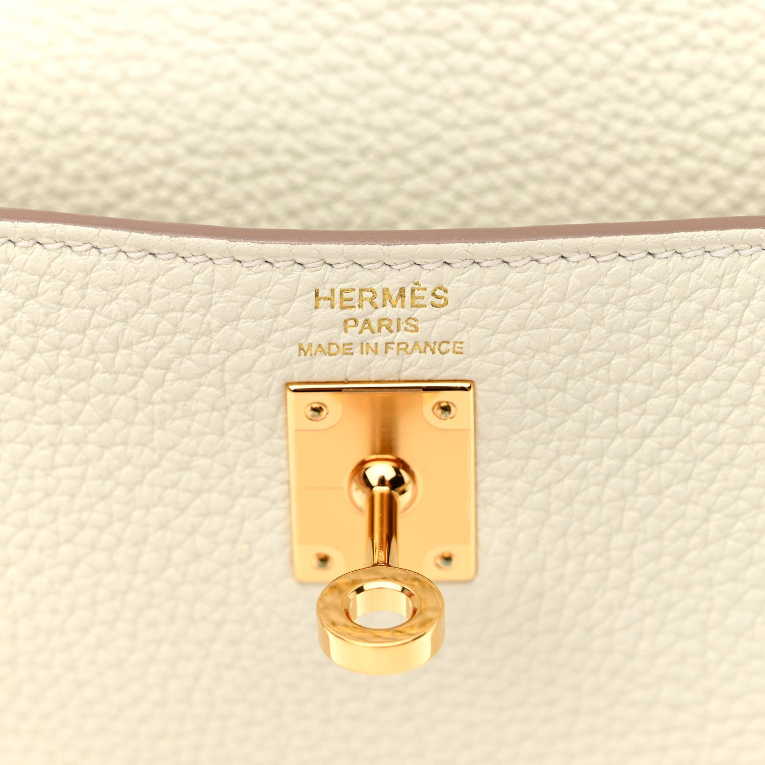 Hermes Togo Kelly Retourne 25 Mushroom 6 of 11