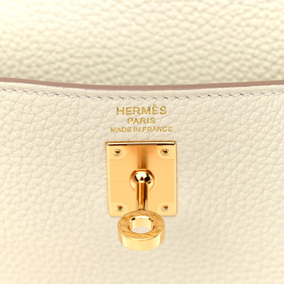 Hermes Togo Kelly Retourne 25 Mushroom 6 of 11