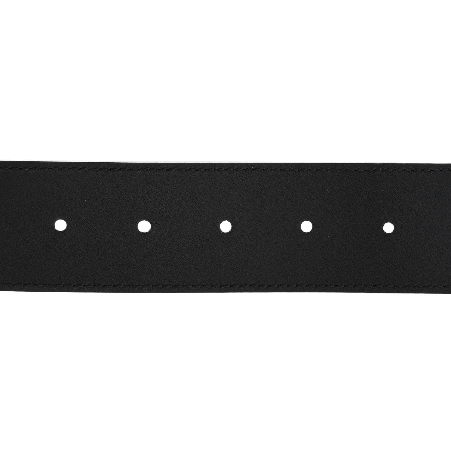 Gucci Calfskin Double G 40mm Belt 75 30 Black 4 of 11