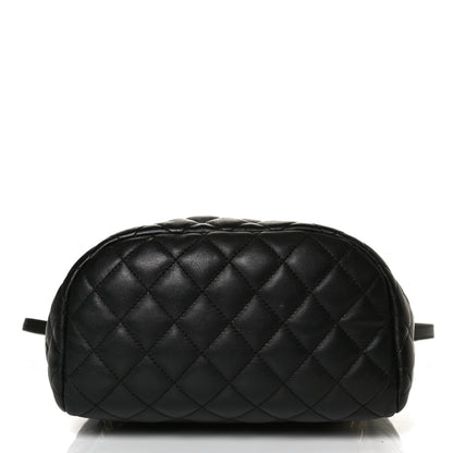 Chanel Lambskin Quilted Small Urban Spirit Backpack Black 11 of 13