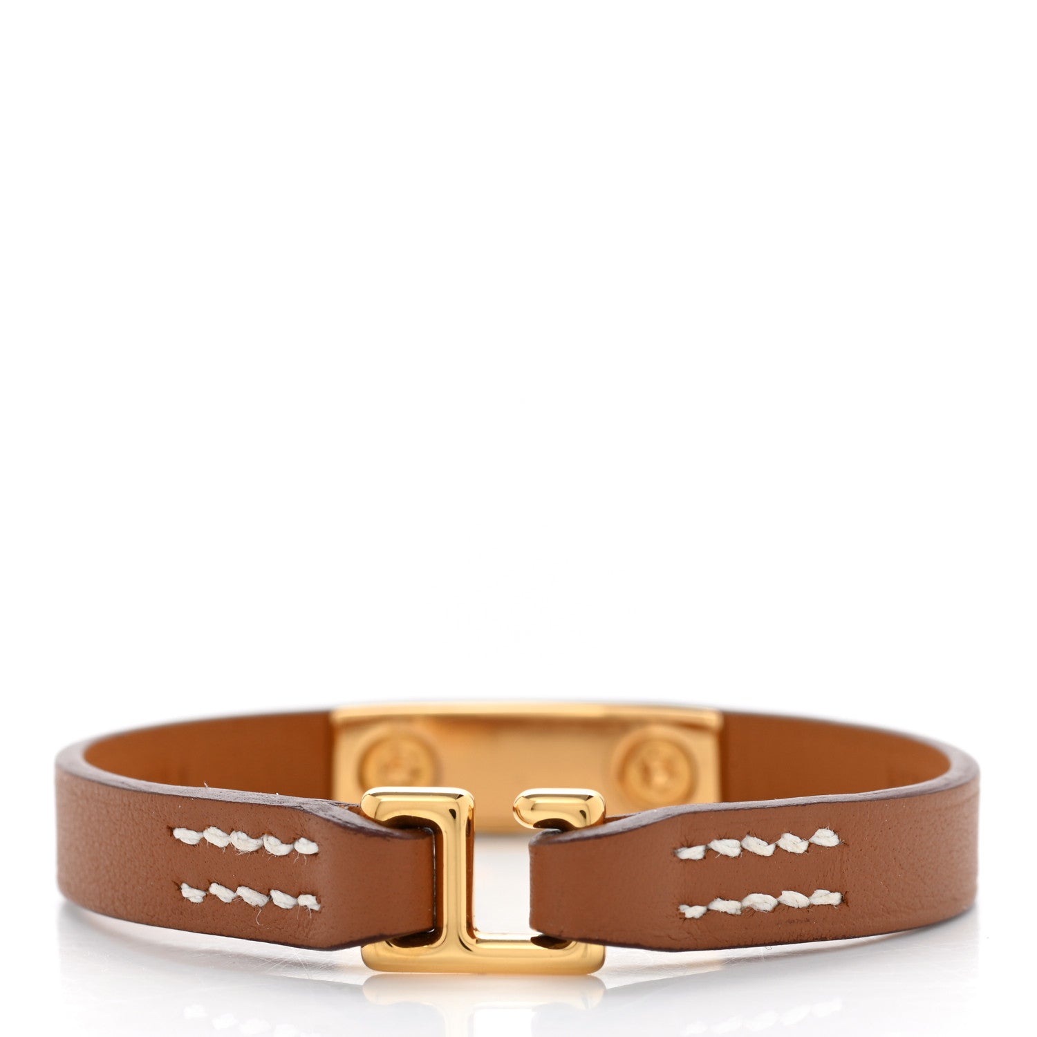 Hermes Swift Rivale Micro Bracelet T2 Gold 3 of 5