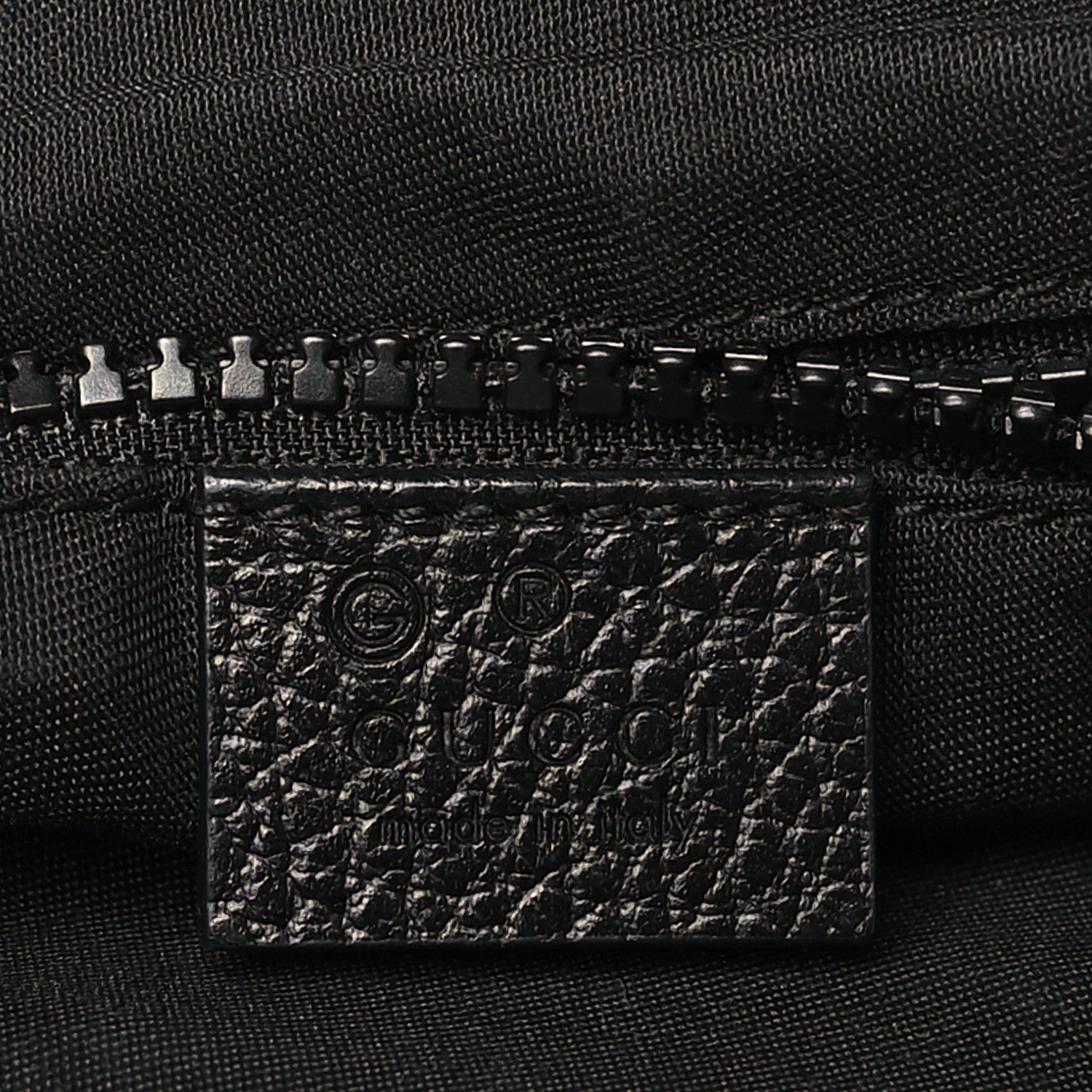 Gucci Nylon Monogram Medium Flat Messenger Bag Black 6 of 10