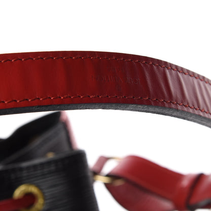 Louis Vuitton Epi Bi-Color Noe Castillan Red Black 15 of 18