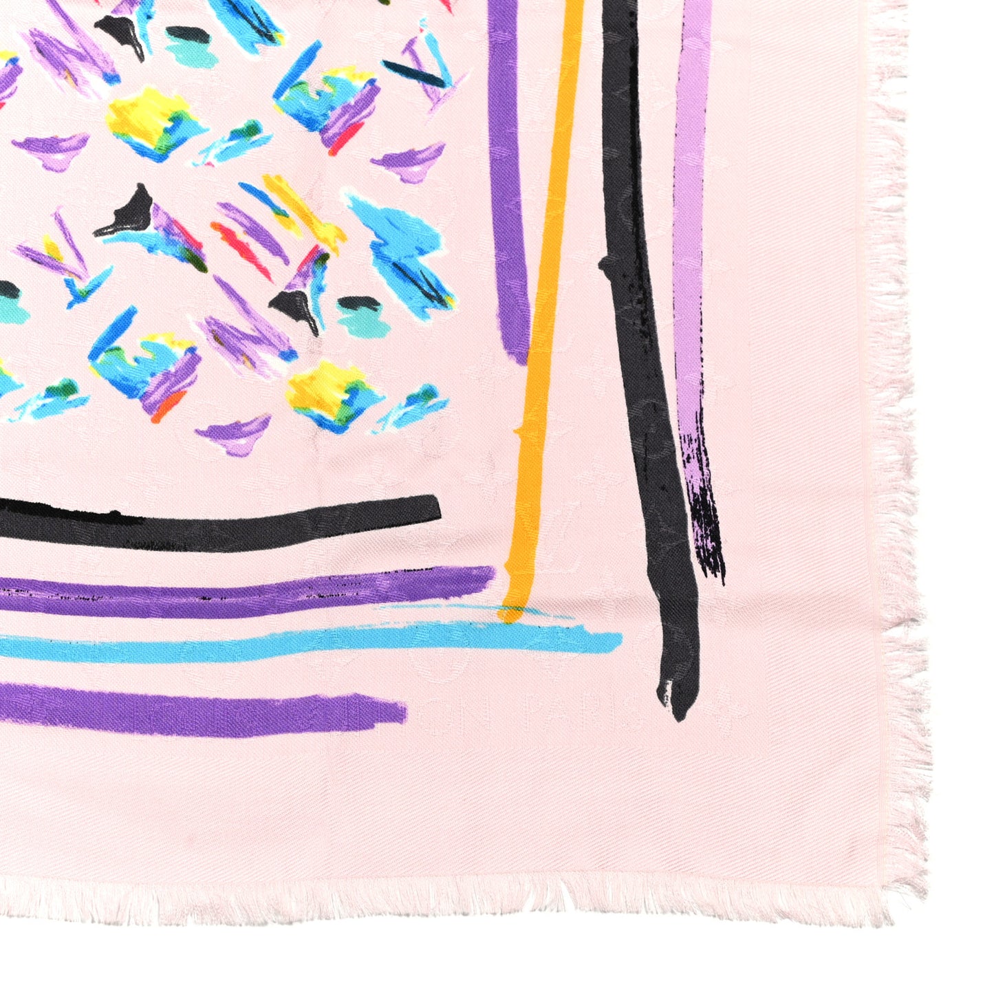 Silk Splash Square Scarf Multicolor