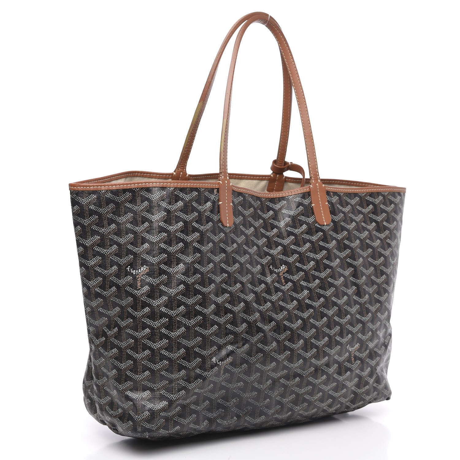 Goyard Goyardine Saint Louis PM Black Gold 3 of 16