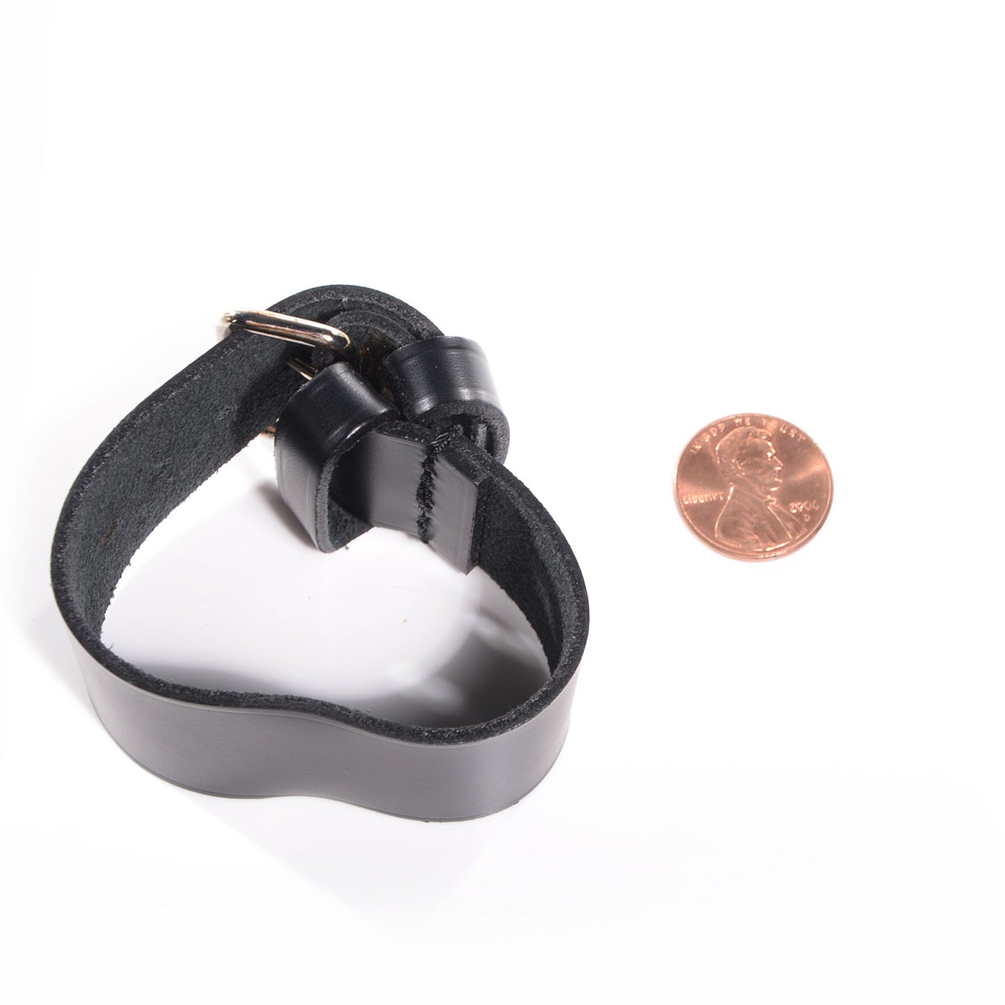 Leather Luggage Loop Black