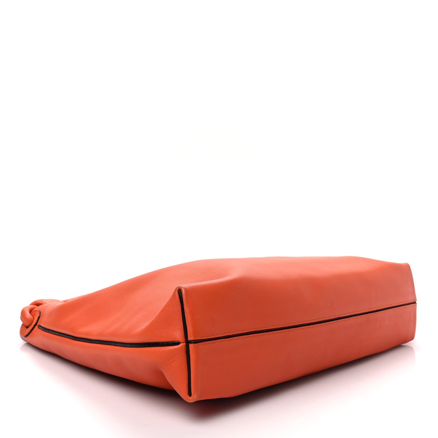 Loewe Calfskin Small Flamenco Knot Hobo Orange 4 of 9