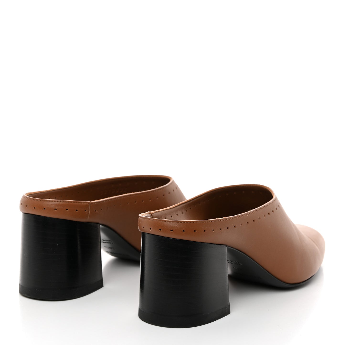 Calfskin Trot Mules 38.5