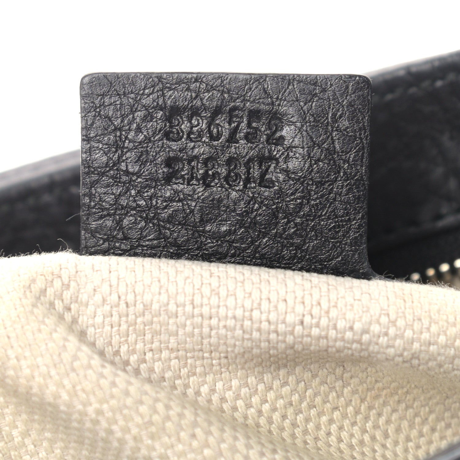 Gucci Pebbled Calfskin Medium Soho Flap Crossbody Black 7 of 15