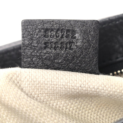 Gucci Pebbled Calfskin Medium Soho Flap Crossbody Black 7 of 15