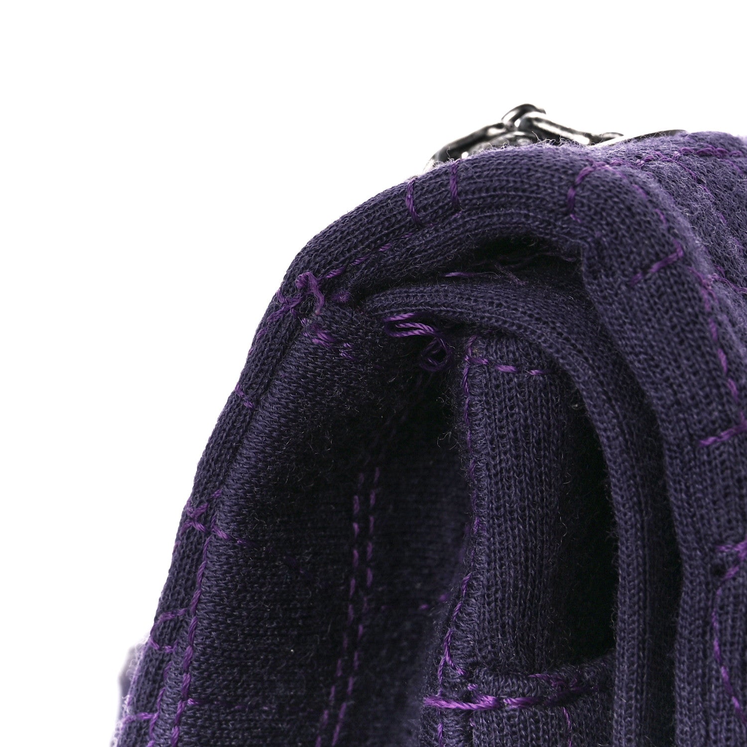 Chanel Jersey Coco's Croc 2.55 Reissue 226 Flap Purple 13 of 13