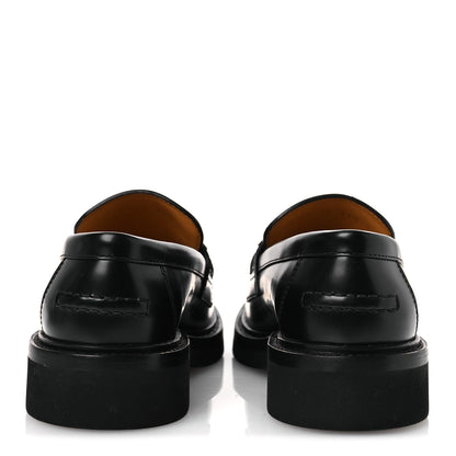Christian Dior Brushed Calfskin Boy Platform Loafers 35.5 Black 6 of 11