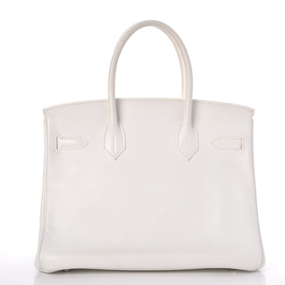 Hermes Swift Birkin 30 White 4 of 14