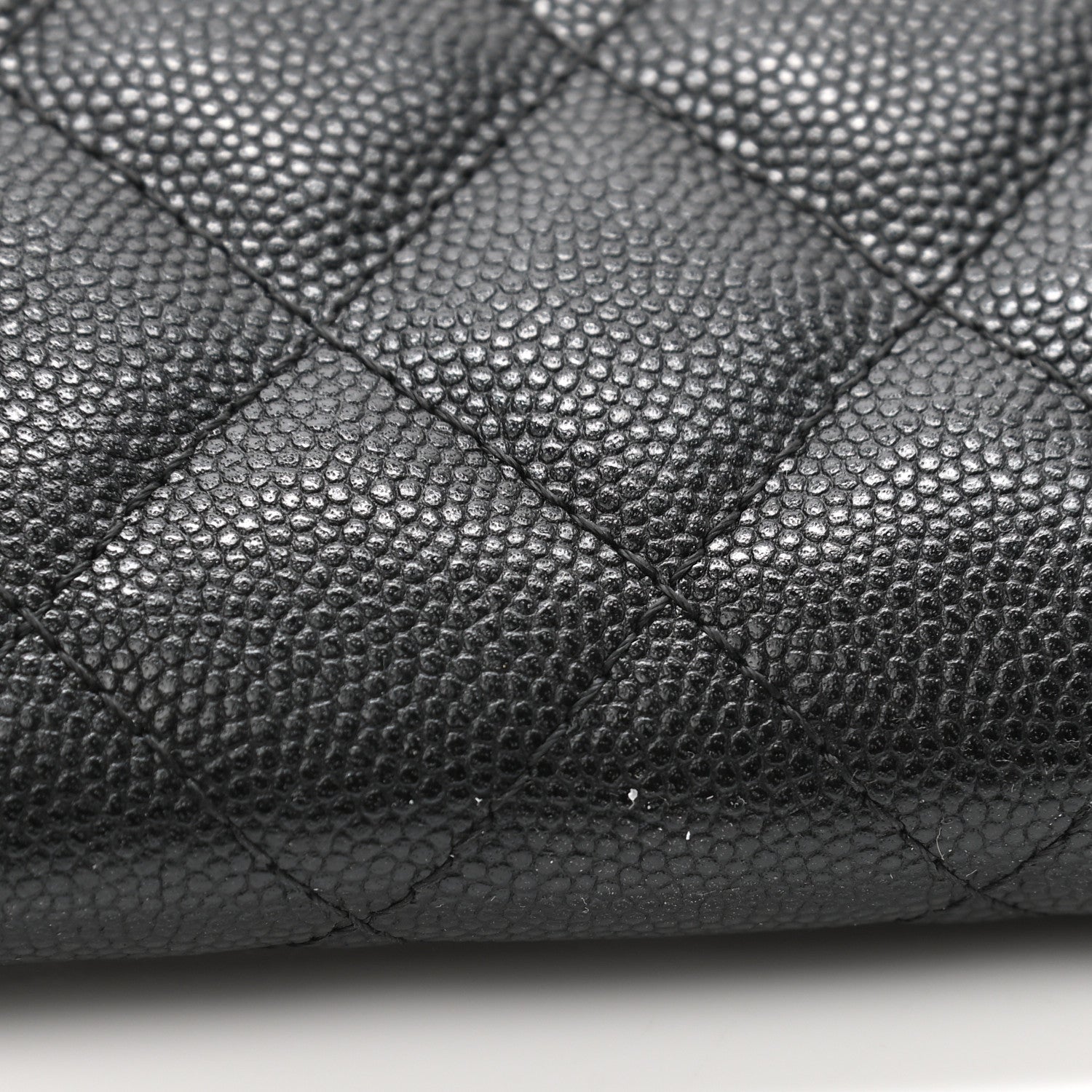 Chanel Caviar Quilted Small Zip Around Wallet Black 9 of 10