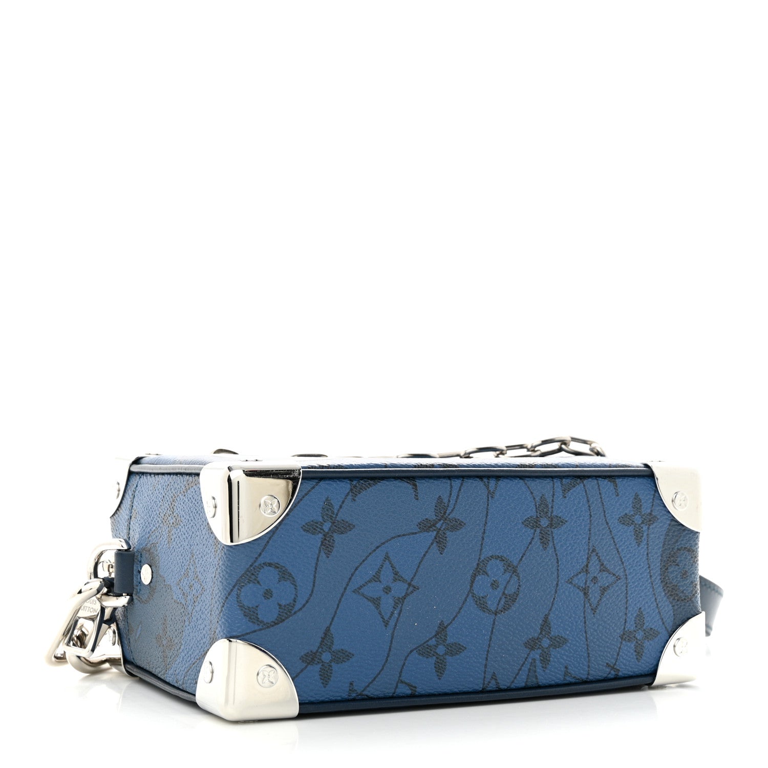 Louis Vuitton Monogram Aquagarden Mini Soft Trunk Abyss Blue 4 of 9