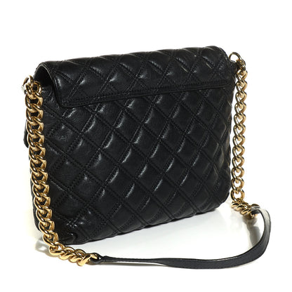 Marc Jacobs Lacquered Lambskin Quilted The Large Single Flap Black 3 of 8