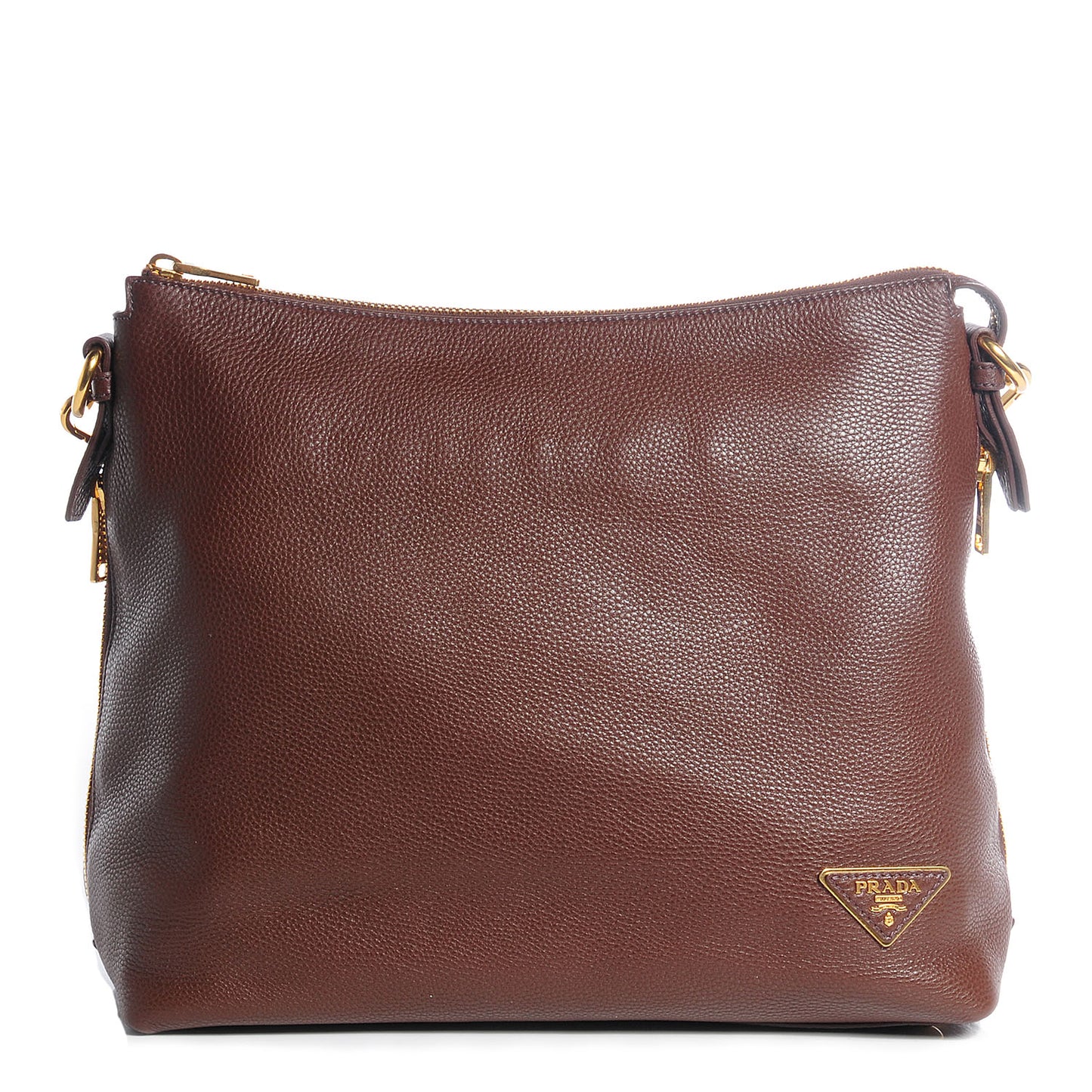 Vitello Daino Zipper Hobo Bruciato