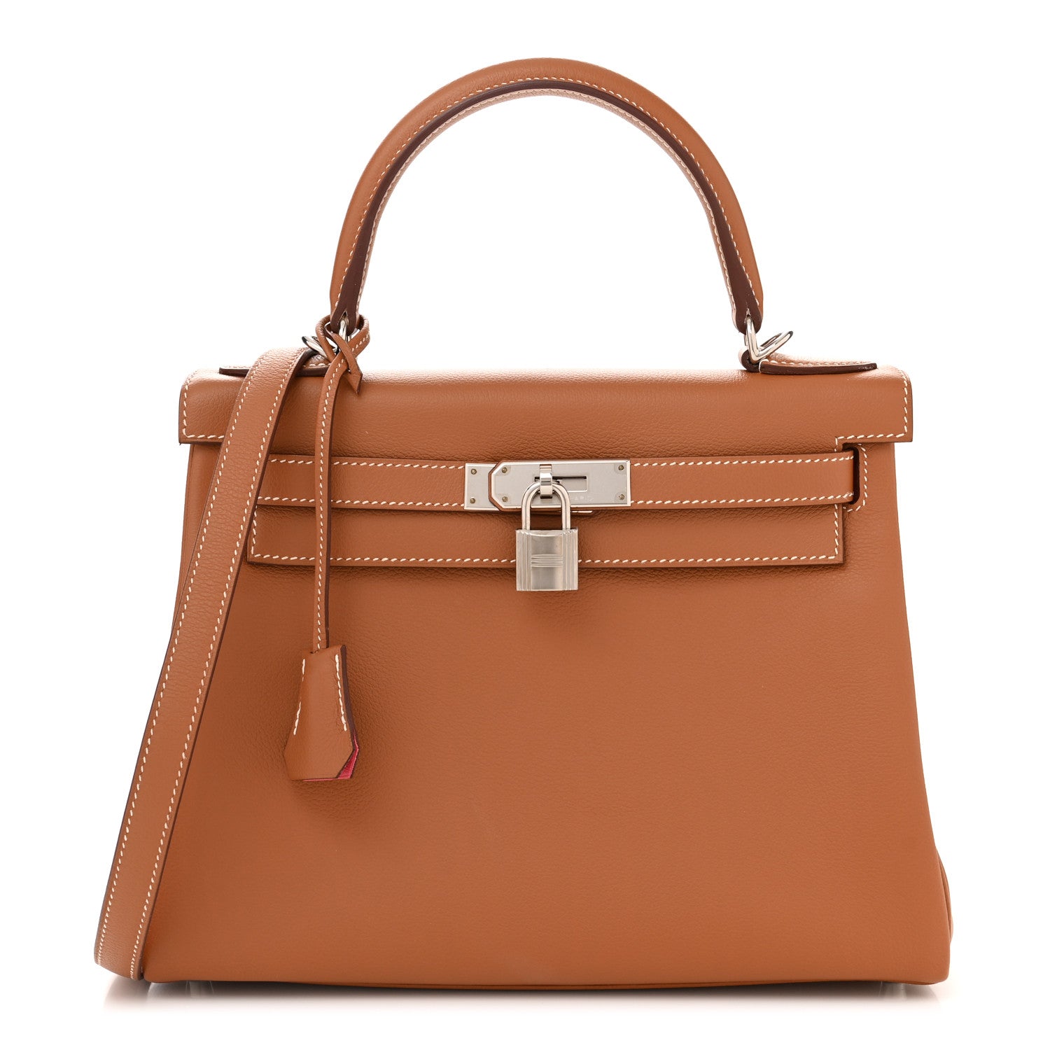 Hermes Evercolor Verso Kelly Retourne 28 Gold Rose Azalee 1 of 11