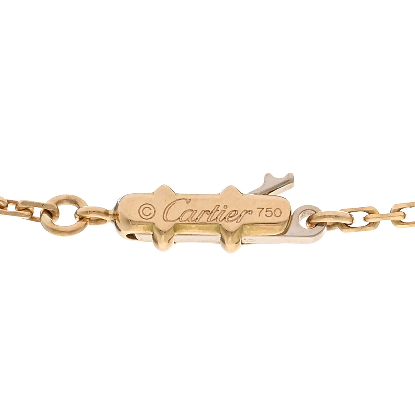 18K Yellow Gold LOVE Screwdriver Pendant Necklace