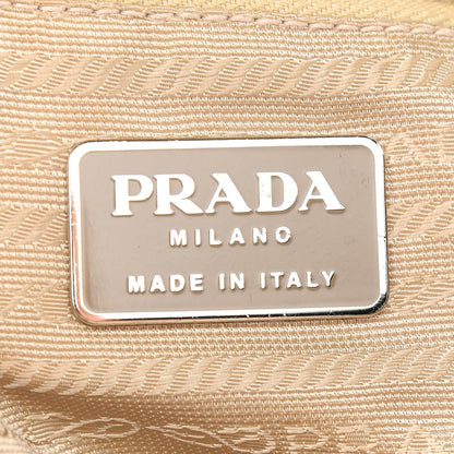 Prada Nylon Vela Patent Backpack Sabbia 6 of 12