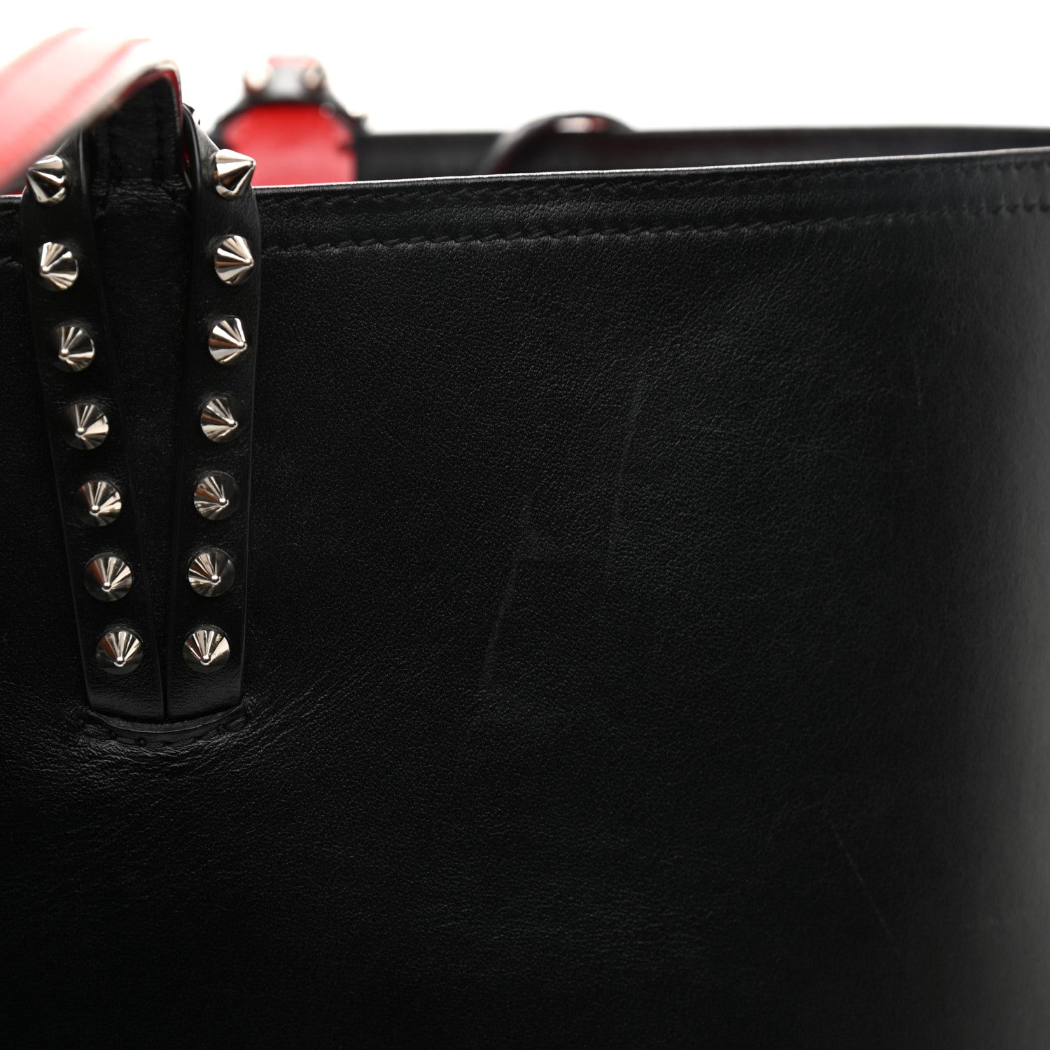 Christian Louboutin Calfskin In Love East West Cabata Tote Black Multicolor 13 of 17